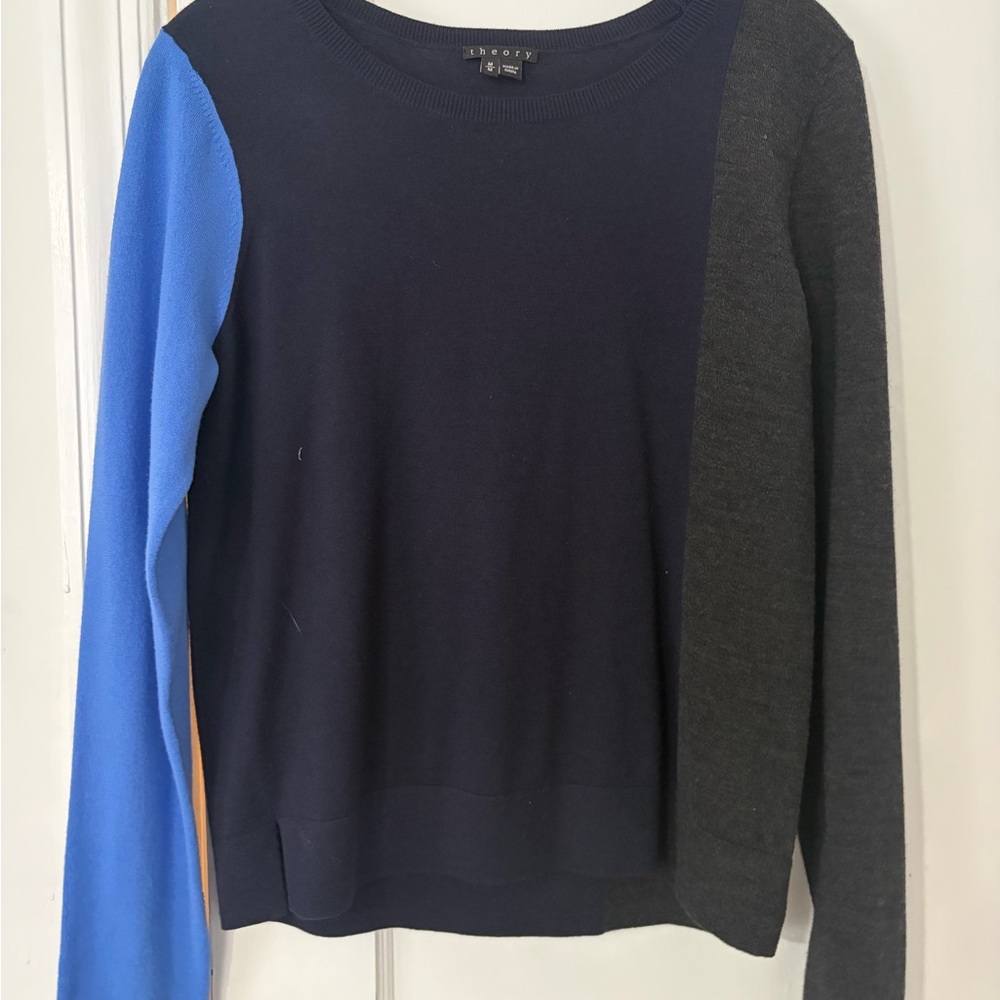 Theory Navy Blue Sweater